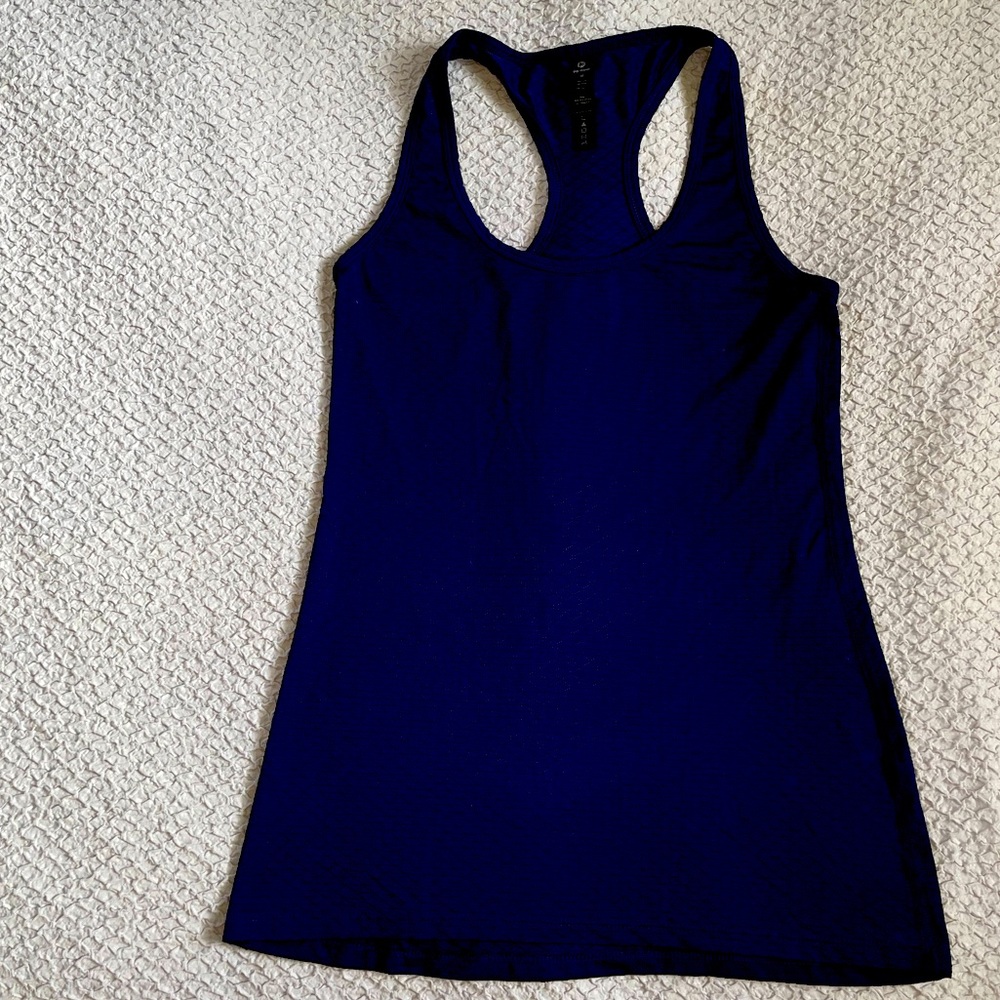 Workout tank navy